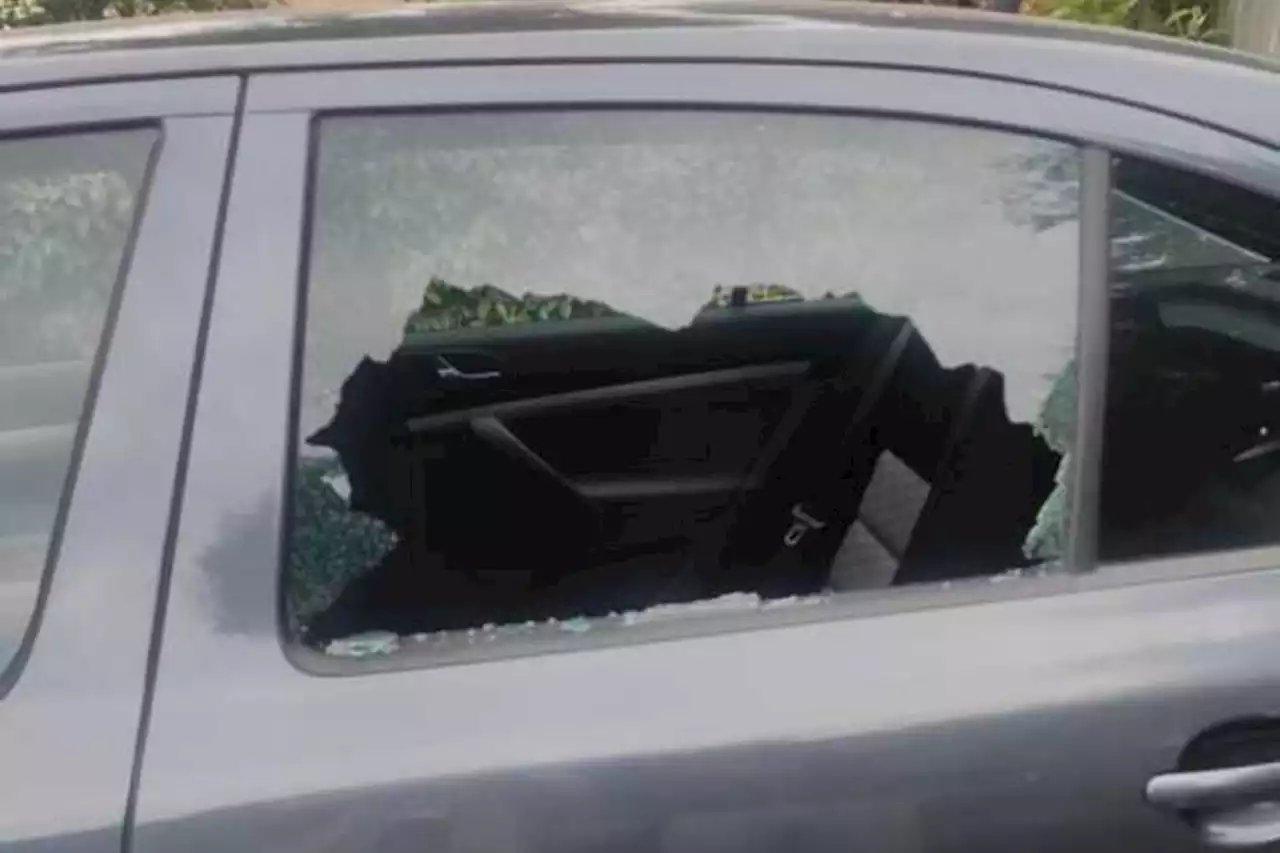 Man fears for security after finding car window smashed