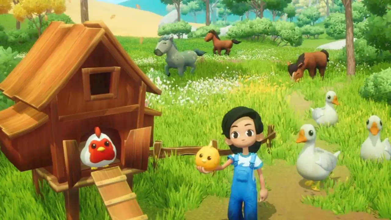 This cozy farm sim lets you raise dozens of adorable animals and then become one