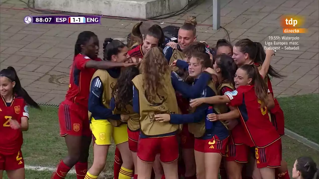 España vence con suspense a Inglaterra y jugará la final del Europeo Sub-17