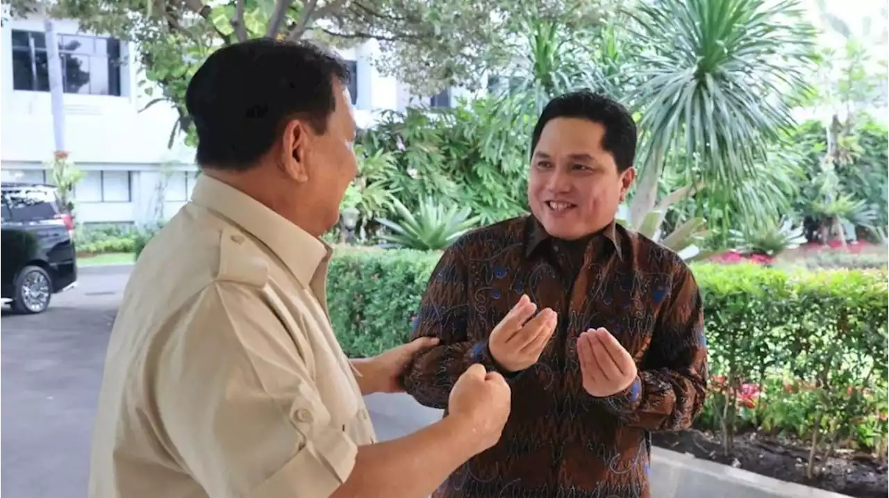 Jadi Andalan Jokowi, Erick Thohir Dianggap Punya Potensi Jadi Cawapres Prabowo