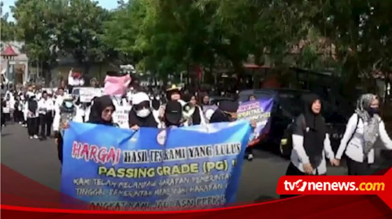 727 Guru di Lampung Selatan Demo di Depan Gedung DPRD, Tuntut Buka Formasi Guru P3K