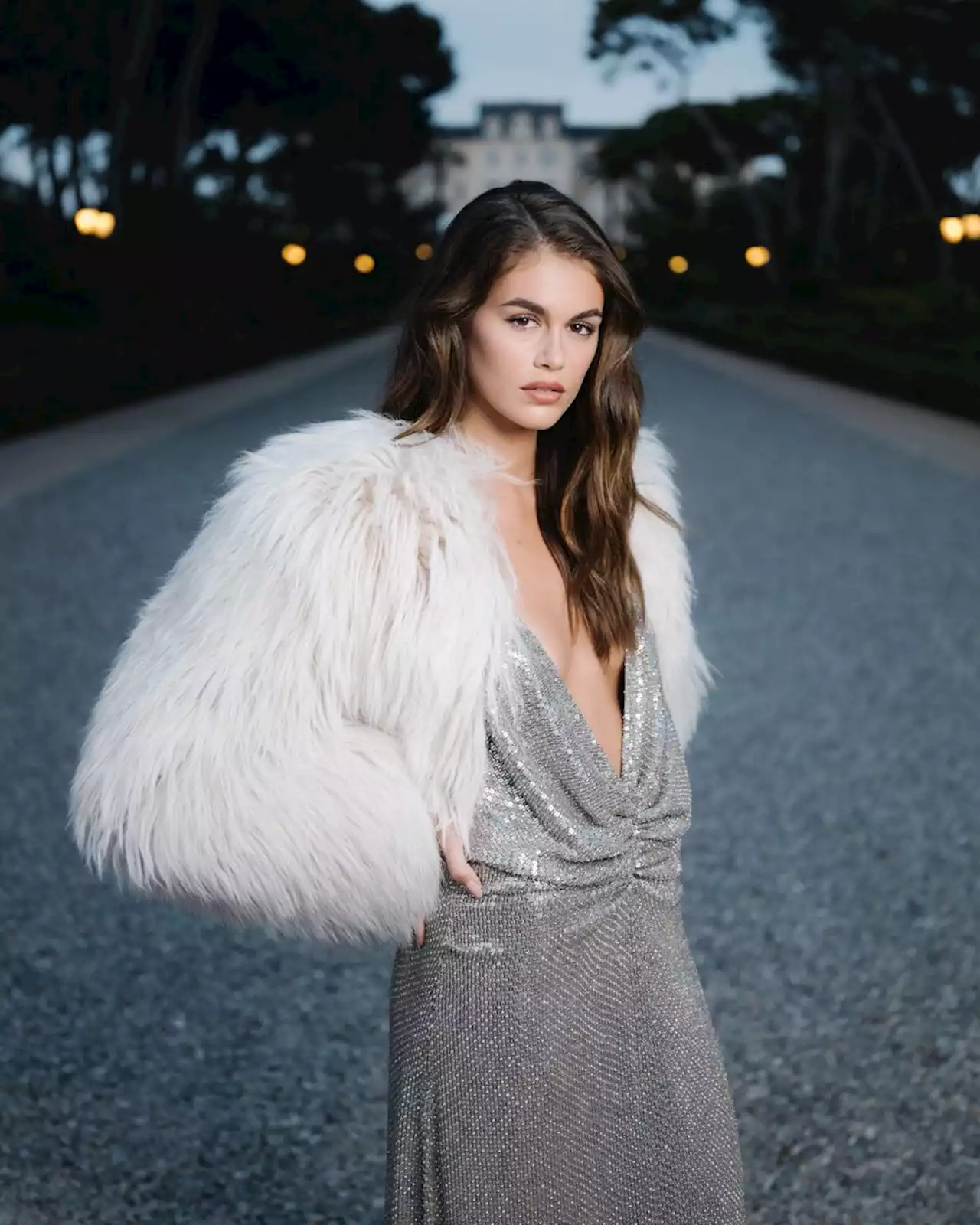 Kaia Gerber Embraces Her Inner Disco Diva in Silver Sequins