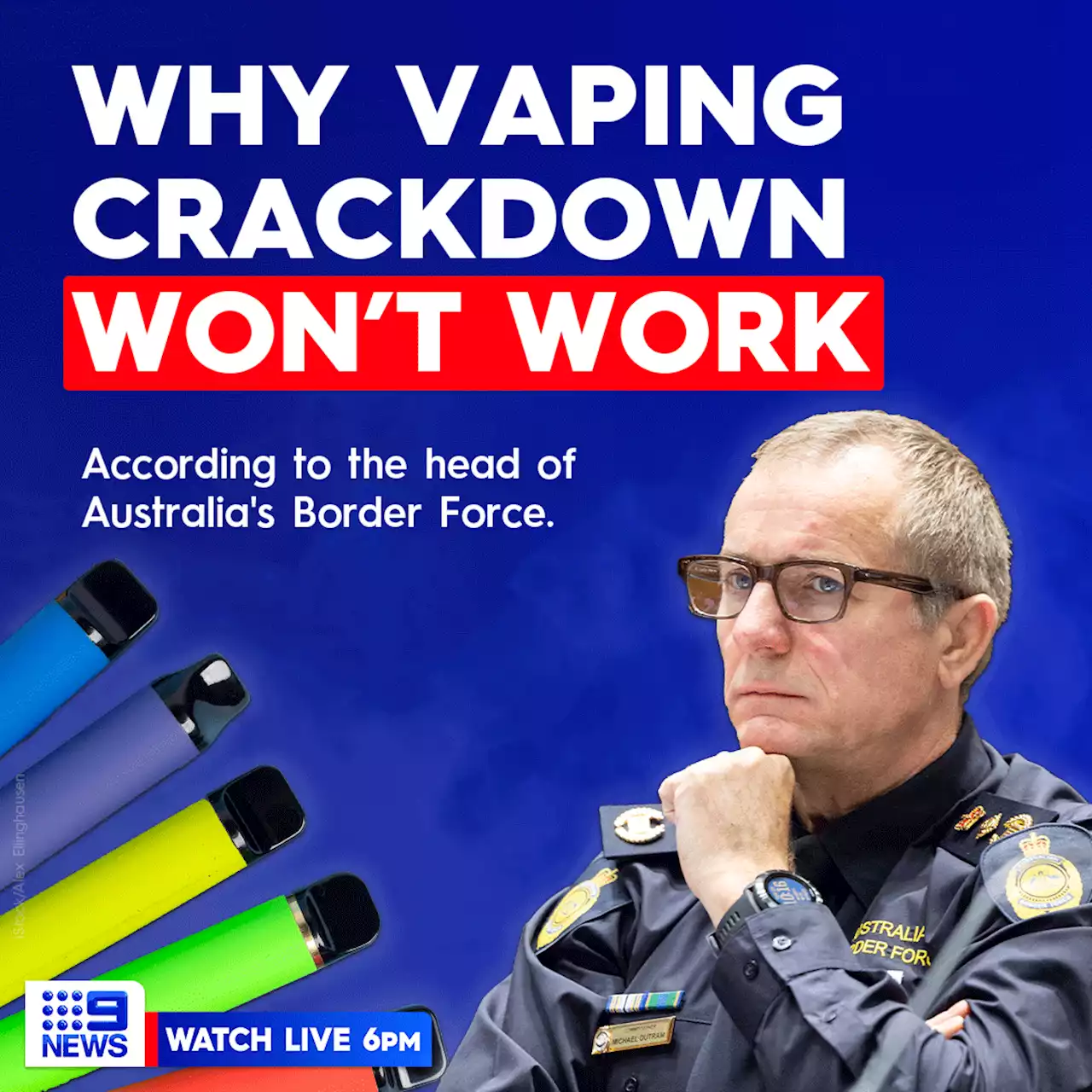 Vape crackdown won't work, Border Force boss warns