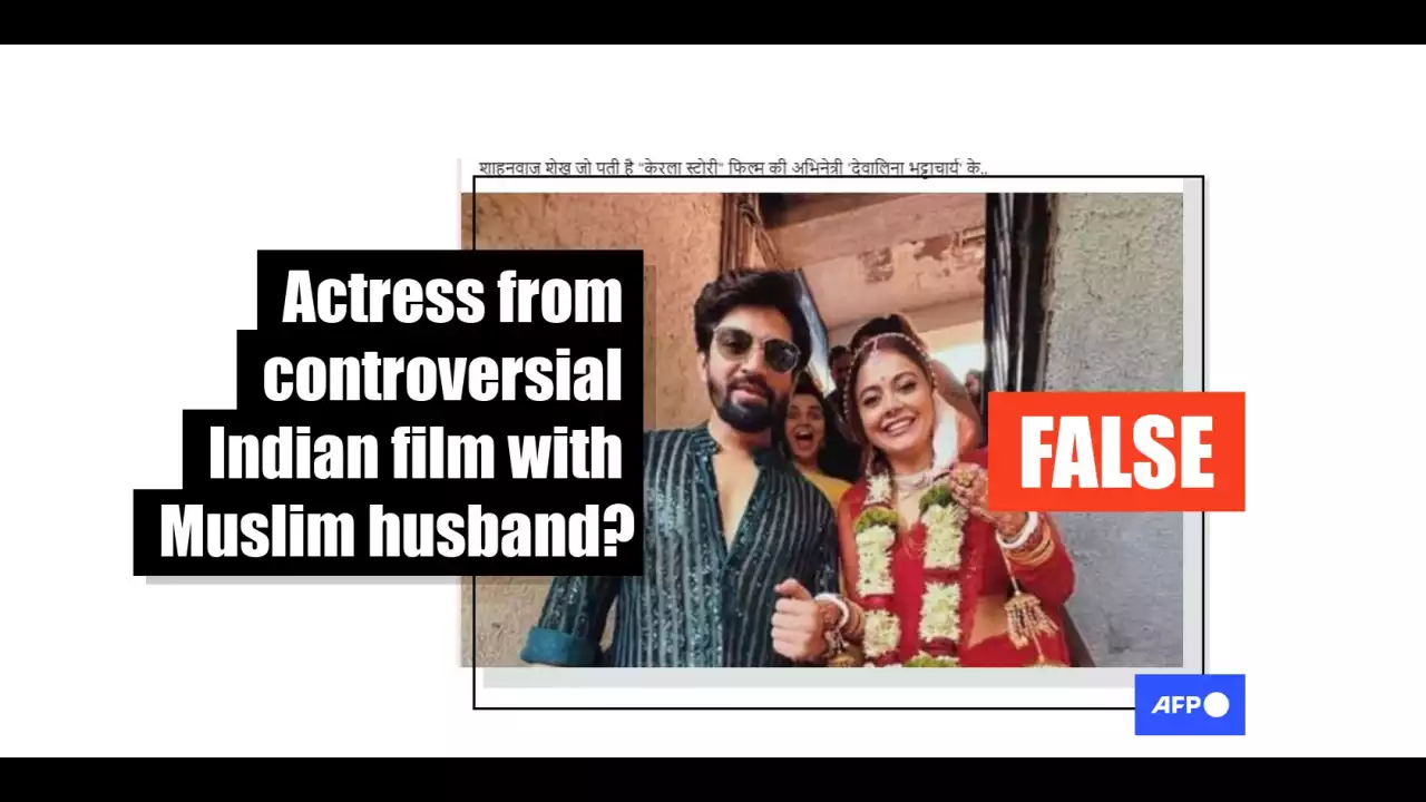 Photo of Indian actress falsely linked to film on women converts joining Islamic State