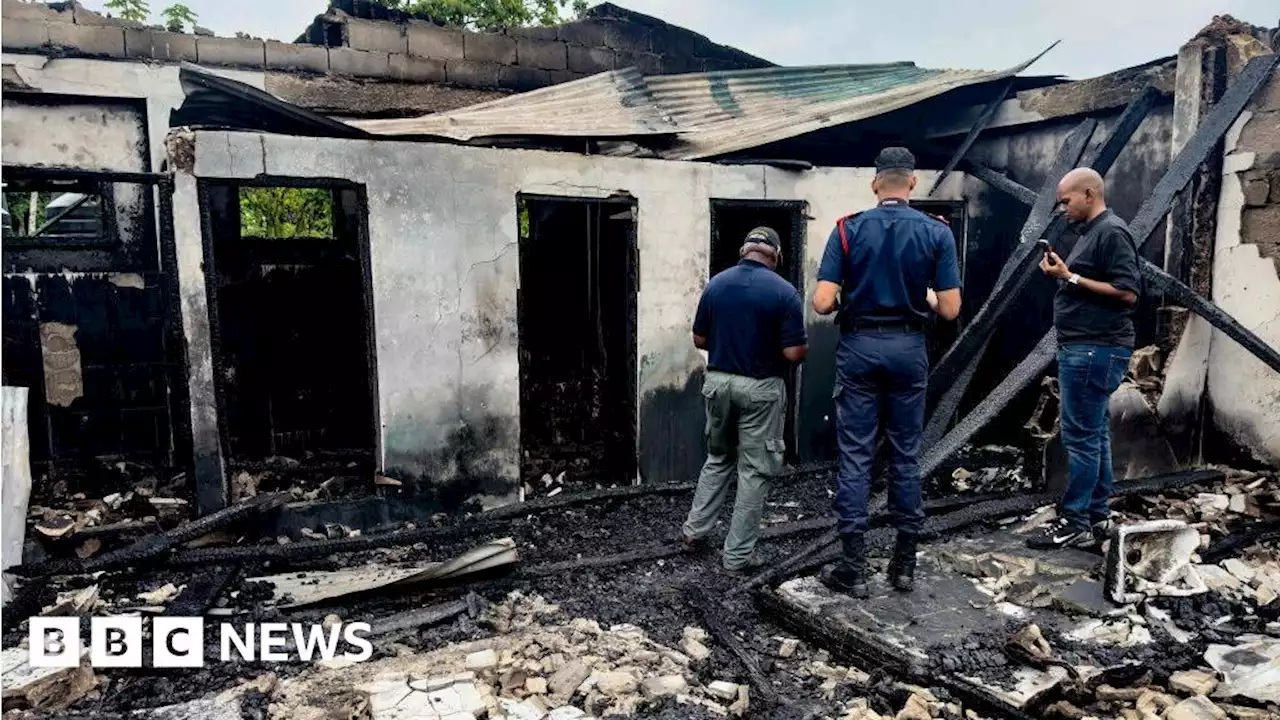 Guyana school fire: Angry student suspected of starting deadly blaze