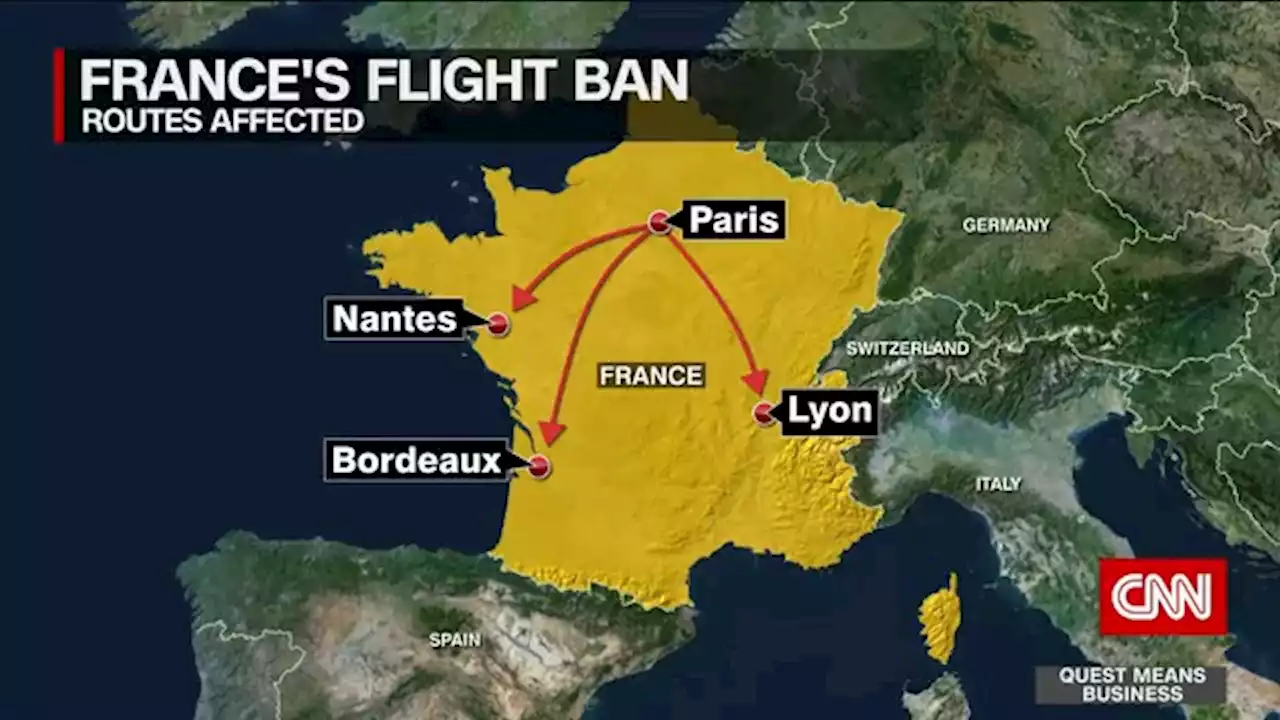 France bans short-haul flights where trains are available | CNN