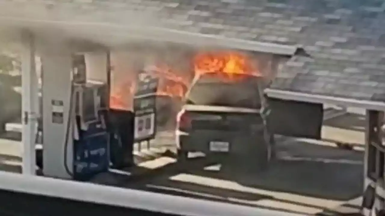 'Just in the nick of time': Bystanders save woman from burning car in Comox
