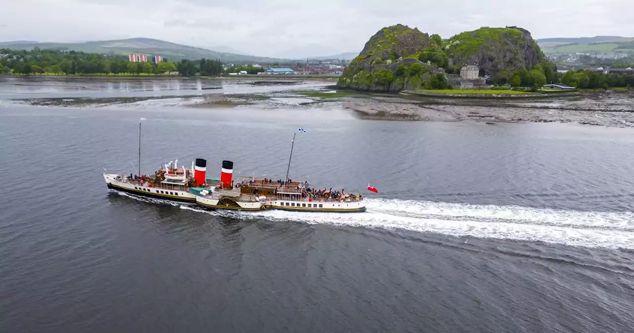 Incredible footage captures Waverley paddle steamer embarking on UK summer tour