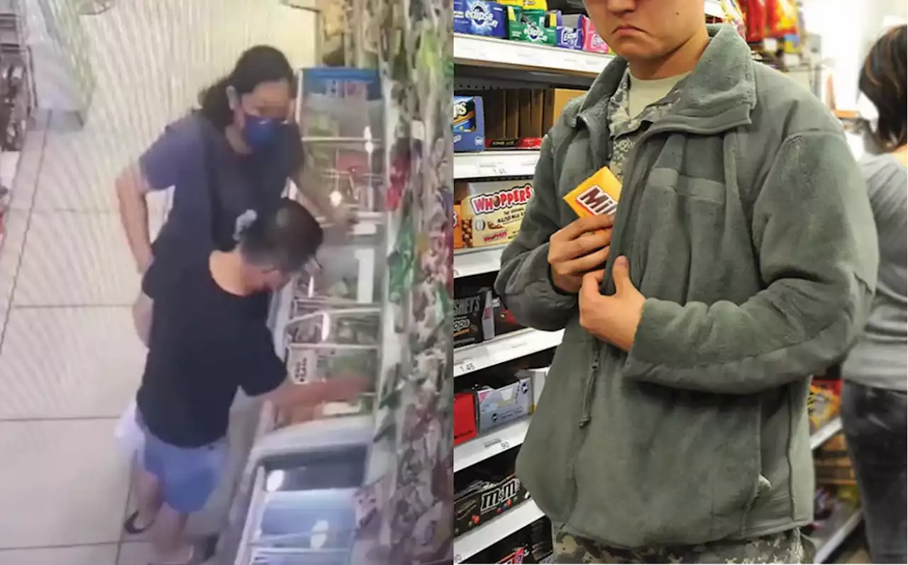 (Video) FamilyMart CCTV Records Three Adults Shoplifting Japanese Ice Cream & Snacks