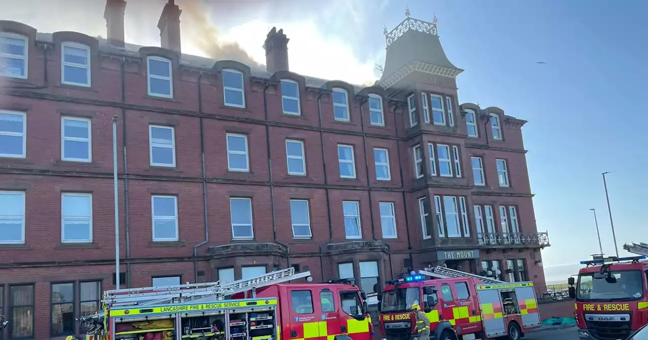 Huge fire at pub hotel as fire engines rush to Promenade - live