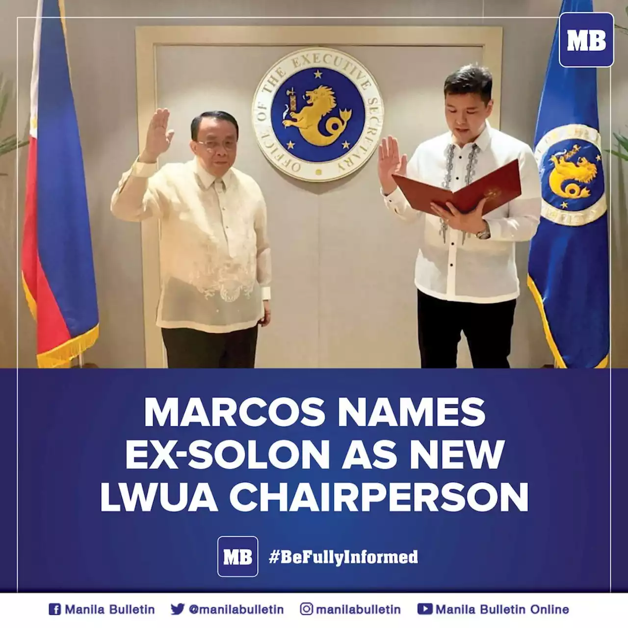 Marcos names ex-solon as new LWUA chairperson