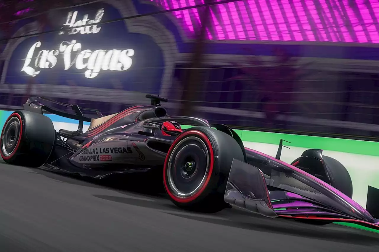 First Las Vegas gameplay unveiled within F1 23 game