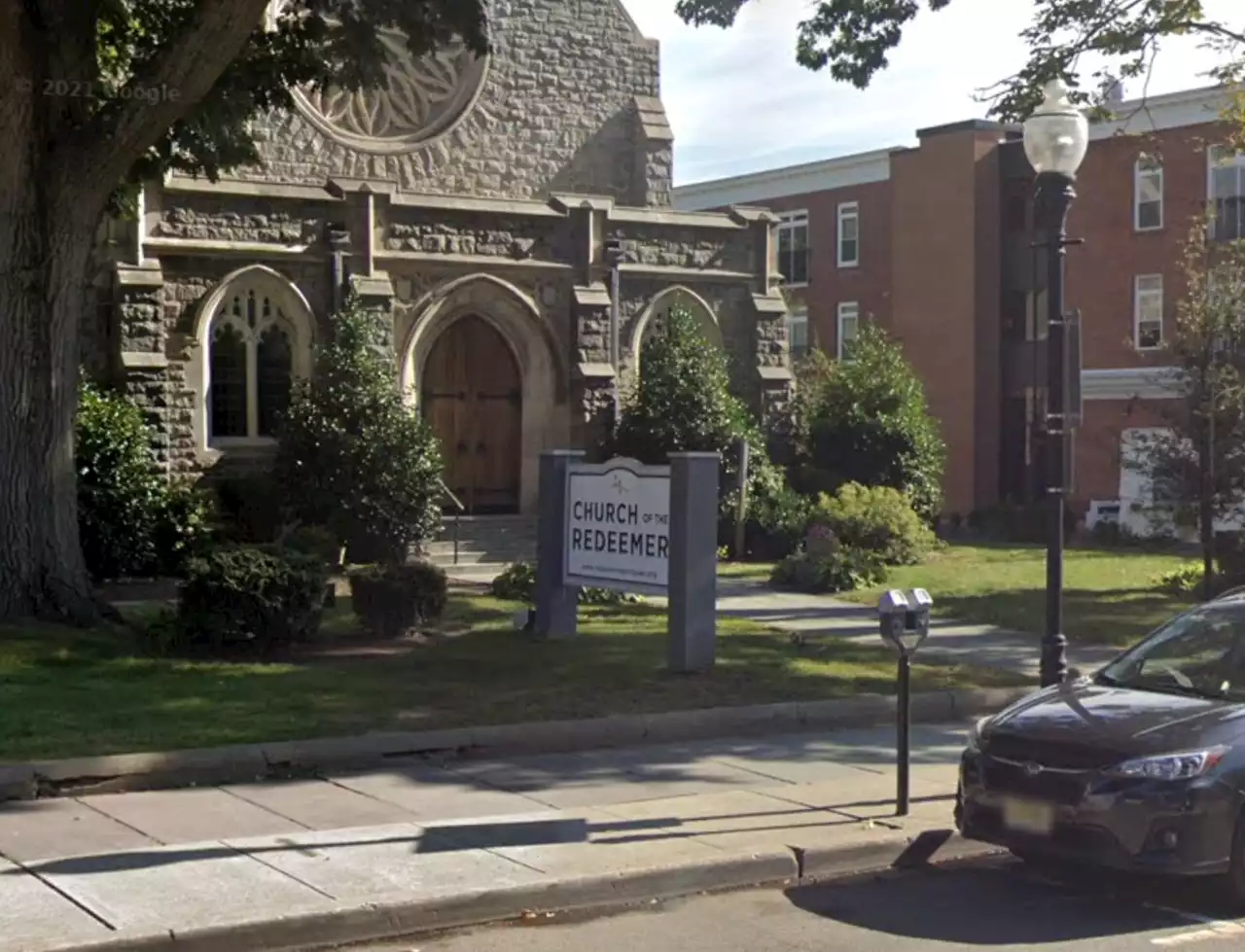 Cops investigating vandalized church sign near rainbow flags