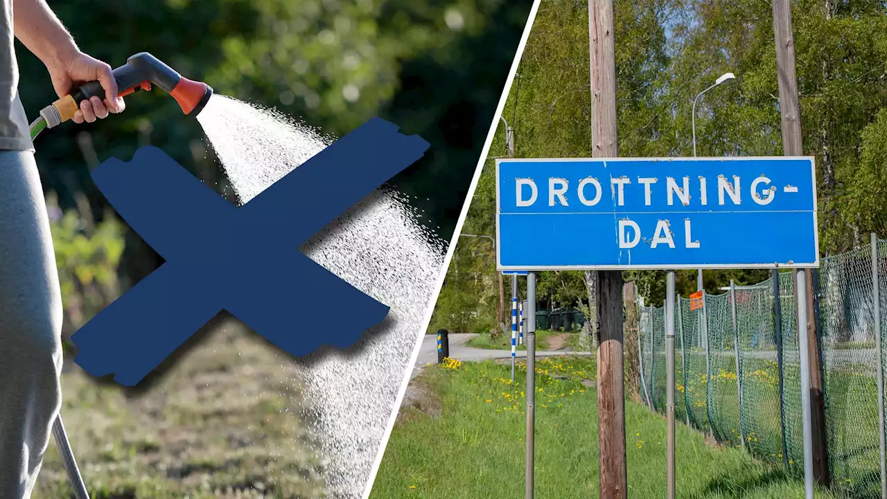 Klent vattenverk i Drottningdal bakom förbudet