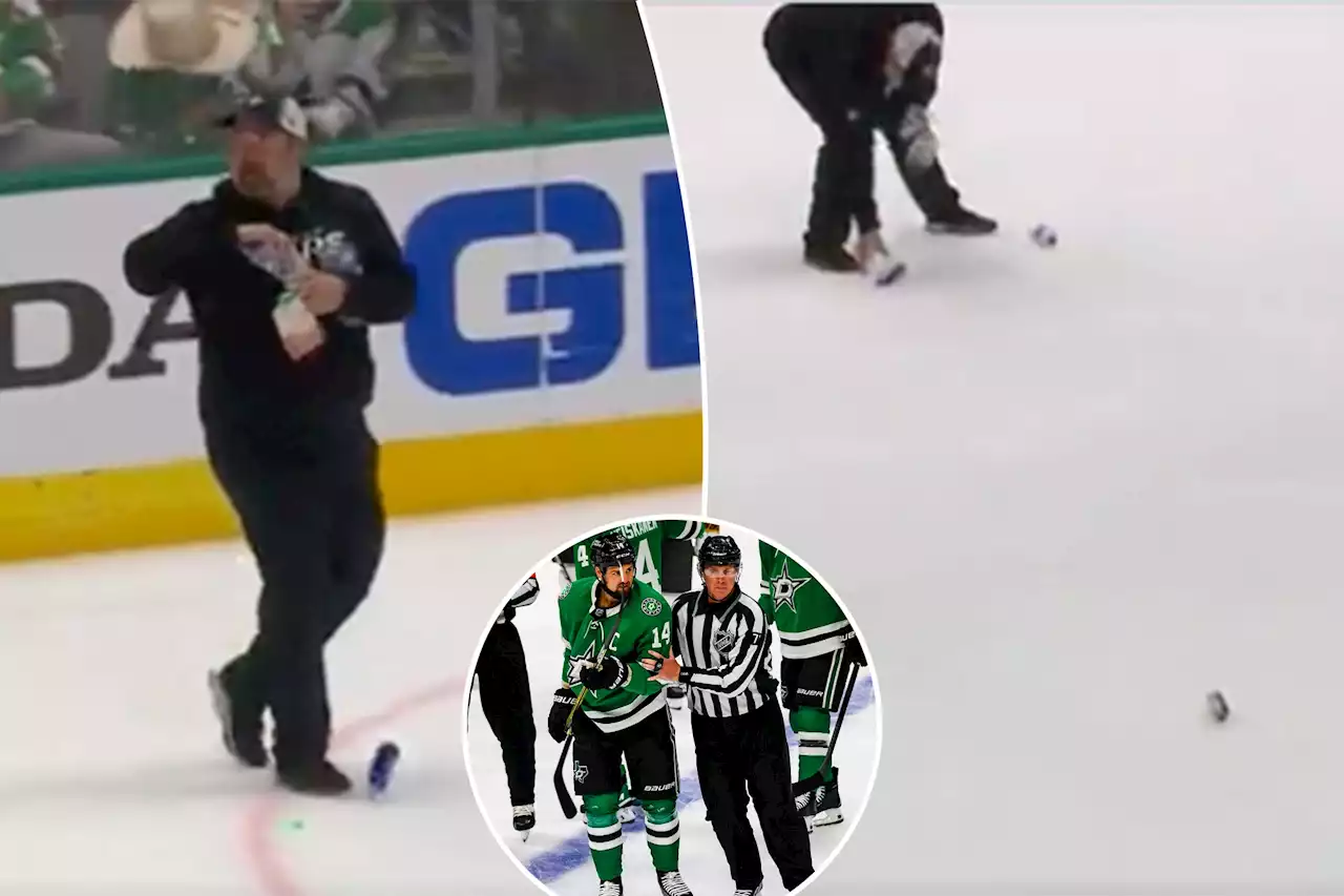 Stars fans throw food, ‘heavy objects’ onto ice during playoff disaster