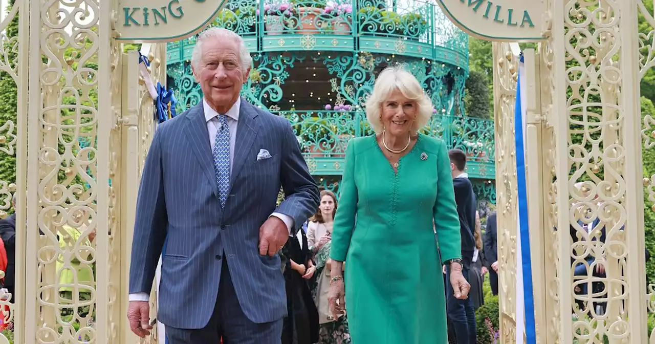 Queen Camilla looks lovely in green as two-day visit to Northern Ireland begins