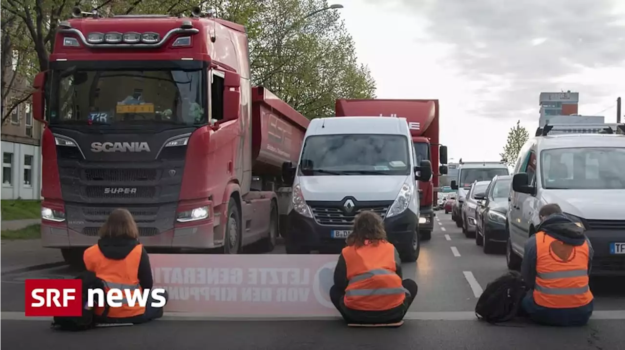 «Letzte Generation» - Durchsuchungen bei Klimaaktivisten in Deutschland