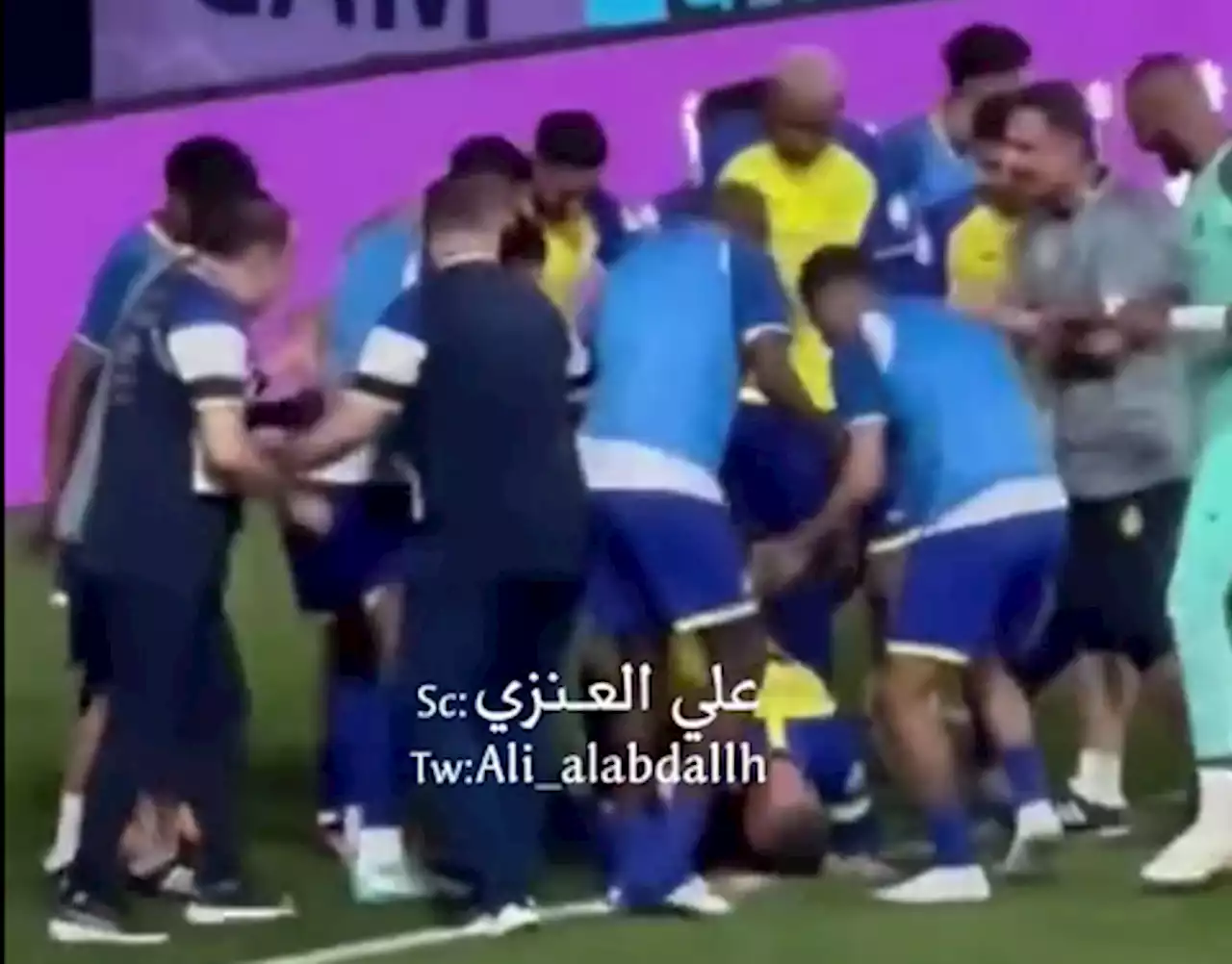 Ronaldo does Sujud bow followed by Siiuuu celebration after stunning goal for Al Nassr