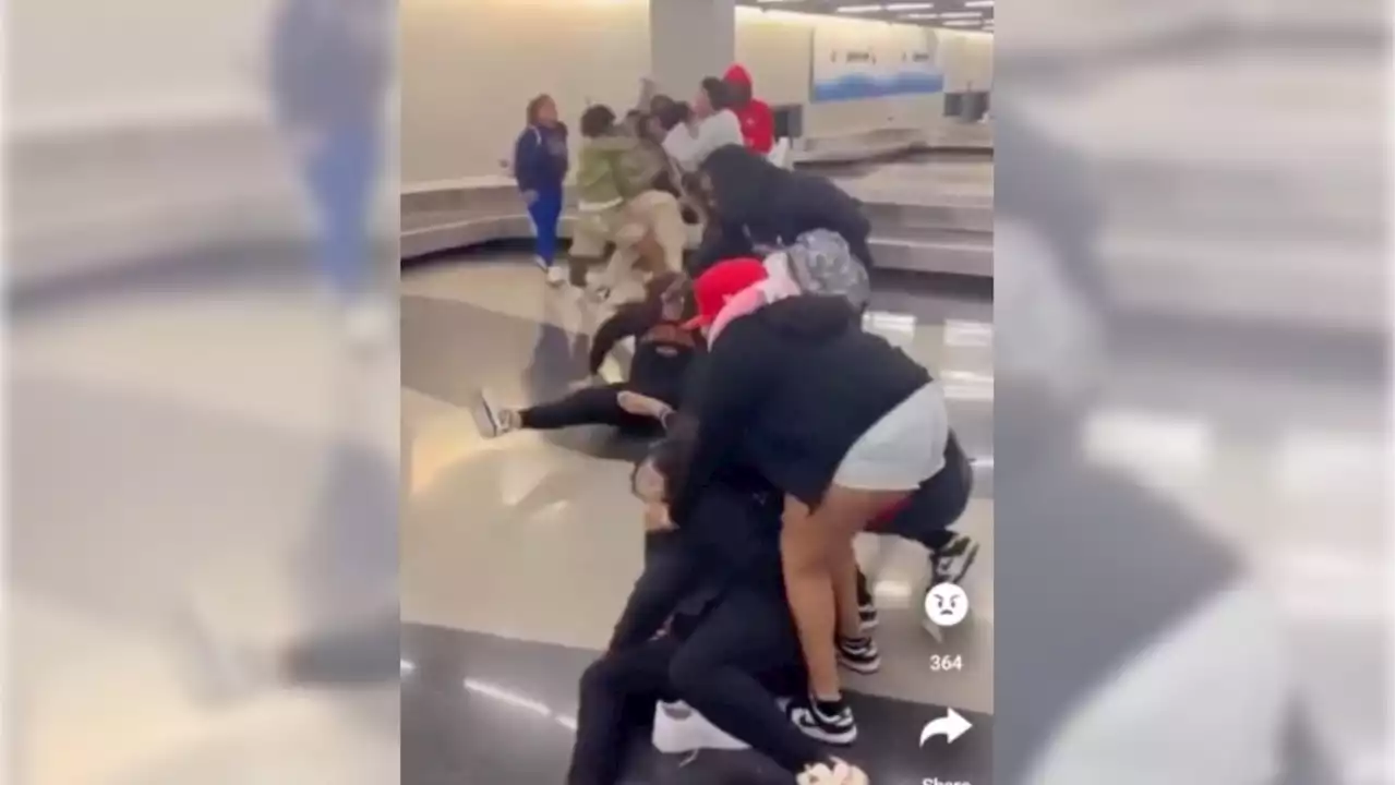 WATCH: Massive Brawl Breaks Out at Chicago O’Hare Airport Baggage Claim