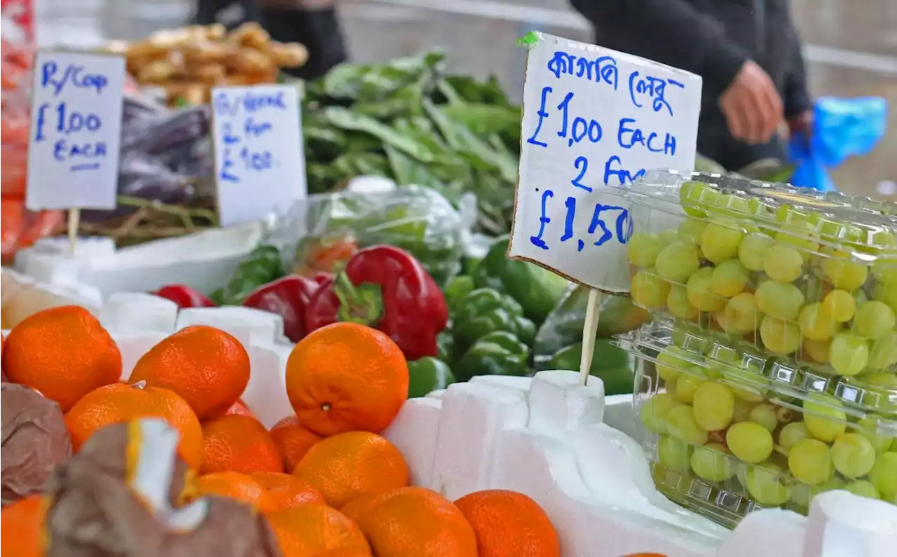 Inflation drops but food prices remain close to 45-year high