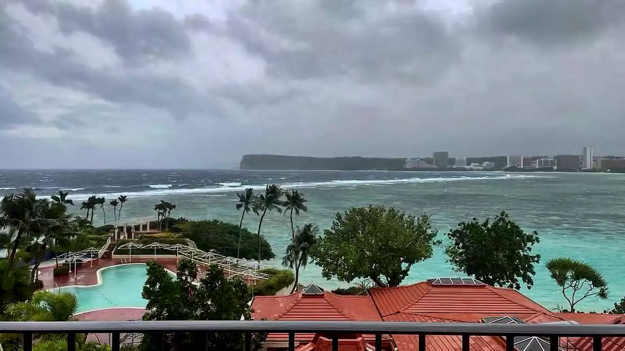 Typhoon Mawar closes in on Guam as residents shelter, military sends away ships