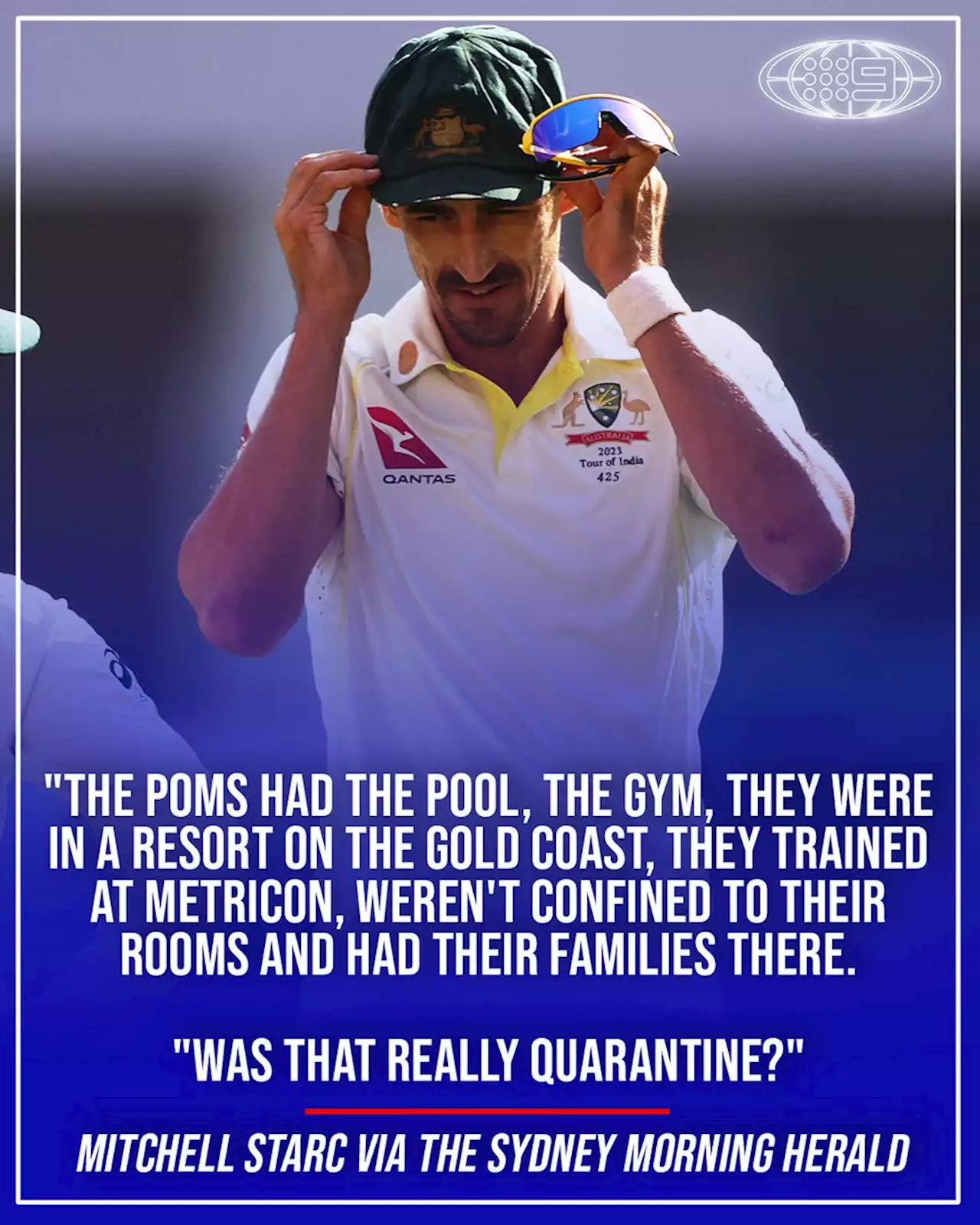 'Pool, gym, golf': Starc laughs off 'void' Ashes claim