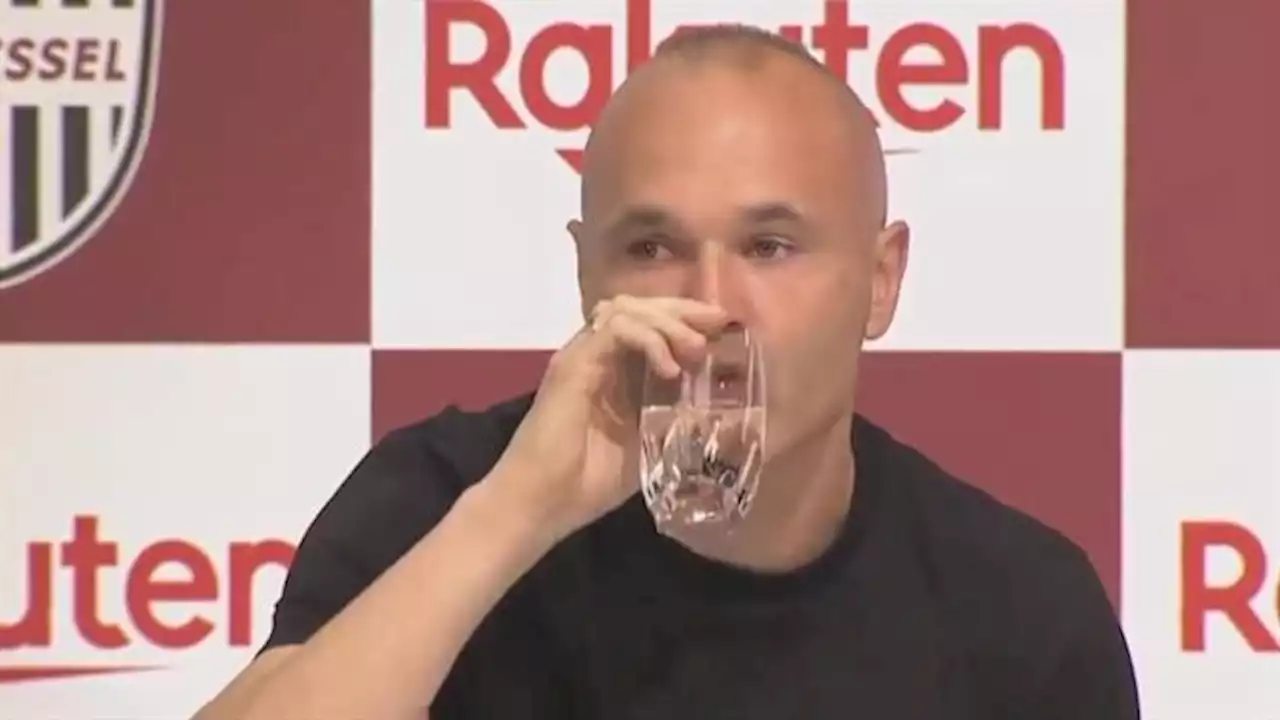 Iniesta em lágrimas no adeus ao Vissel Kobe (vídeo) (Japão)