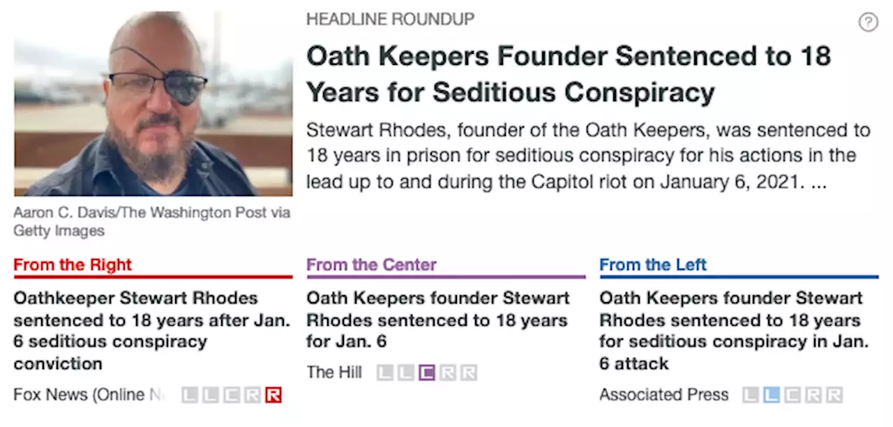 Oath Keepers Founder Sentenced to 18 Years for Seditious Conspiracy