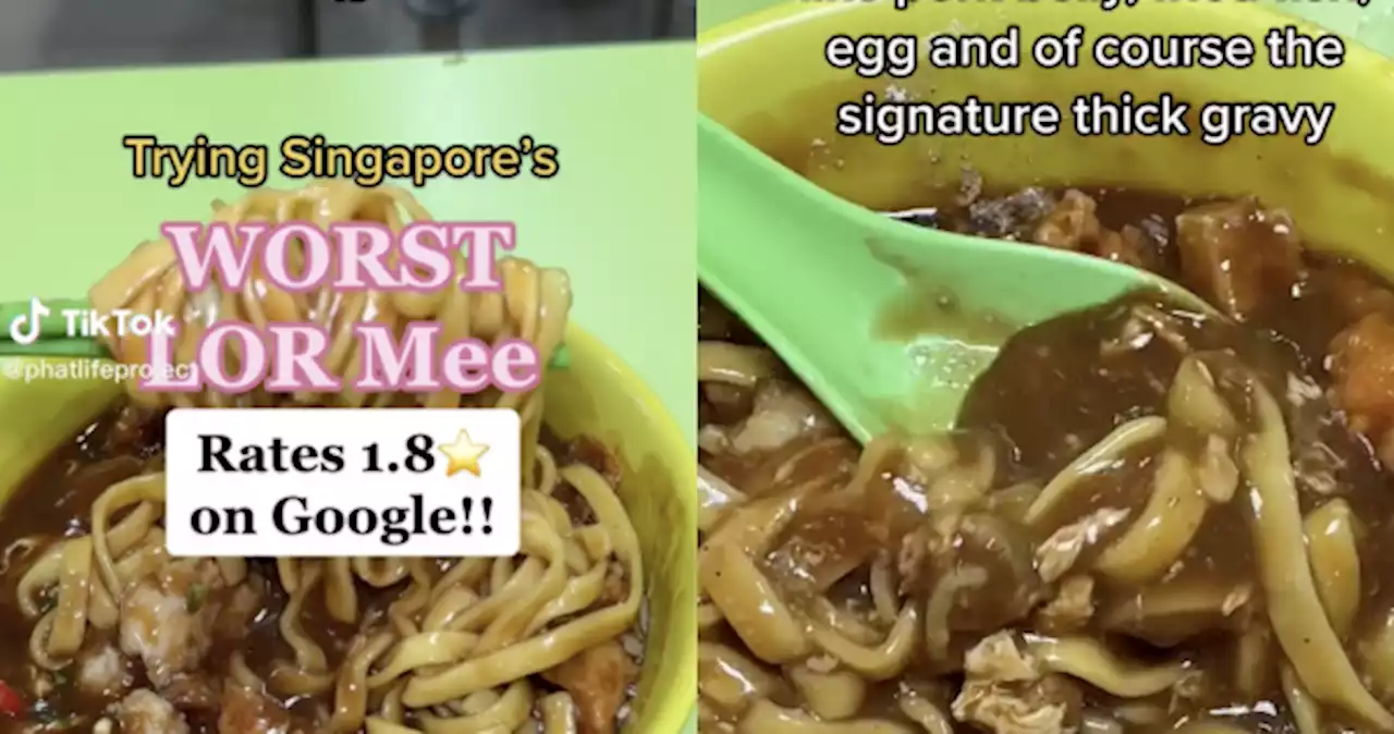 Is this really 'Singapore's worst lor mee'? TikToker goes to Amoy Street stall for a taste test