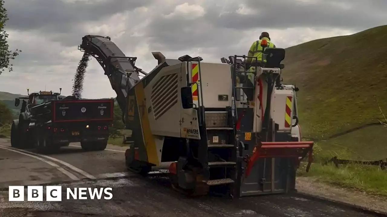 Good weather helps work on Snake Pass landslip repairs