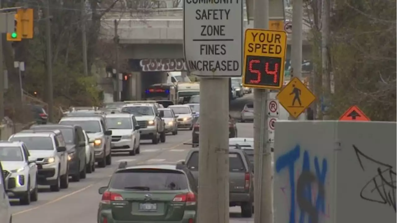 Parkside Drive still tops list of Toronto's most ticketed roads, a year after speed camera rollout | CBC News