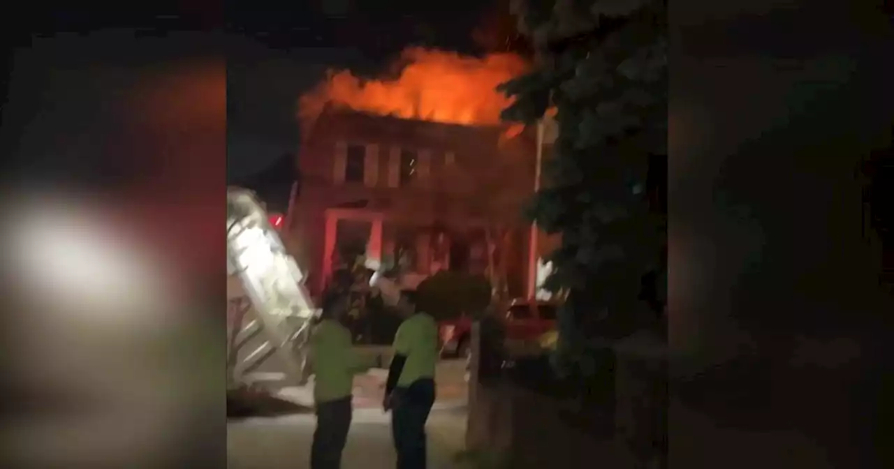 Man critically hurt, 5 firefighters injured following overnight fire in Astoria, Queens