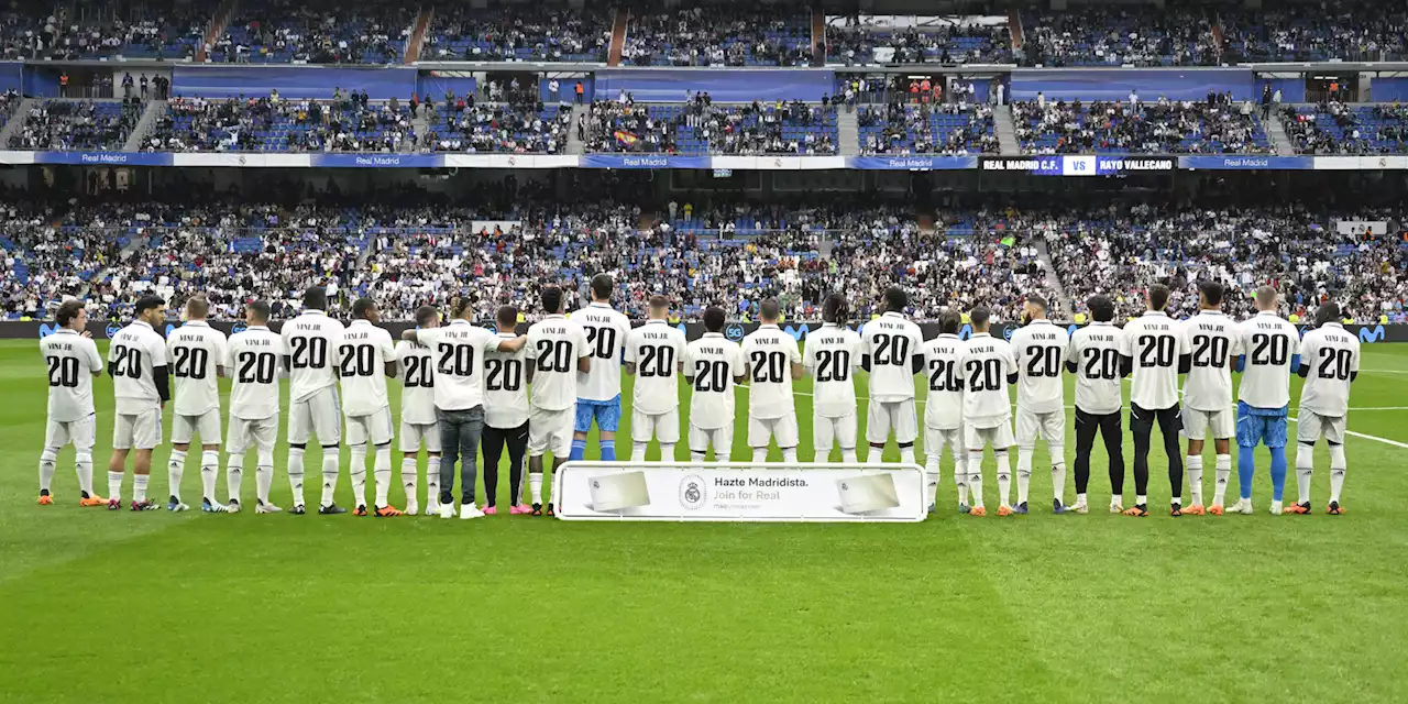 Football : le beau geste des joueurs du Real Madrid envers Vinicus Jr victime de racisme ce week-end