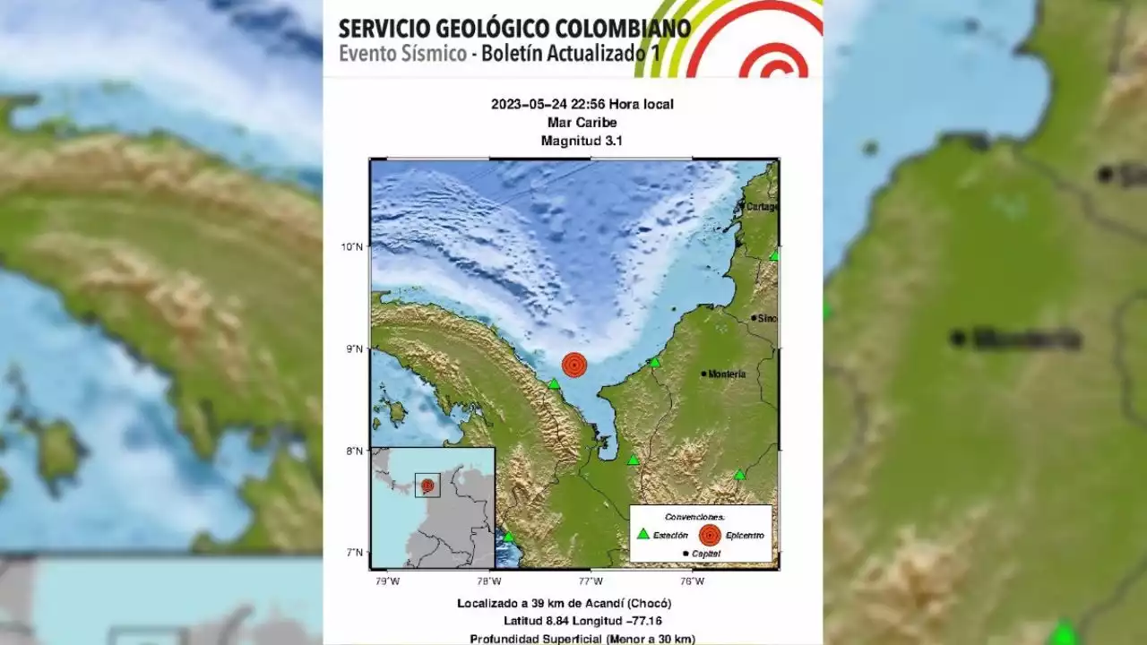 VIDEO | Sismo de magnitud 6.6 azota Colombia y Panamá