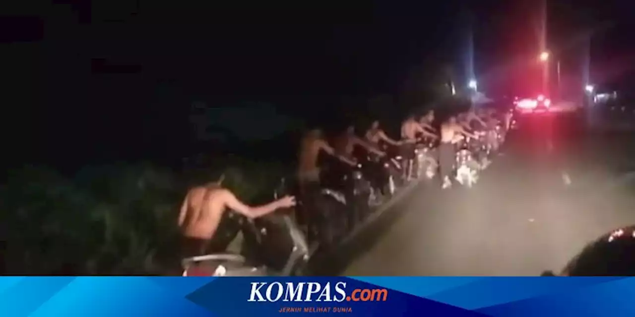 Gerombolan Diduga Pesilat Bikin Onar di Jombang, Bawa Senjata Tajam dan Bakar Motor Warga