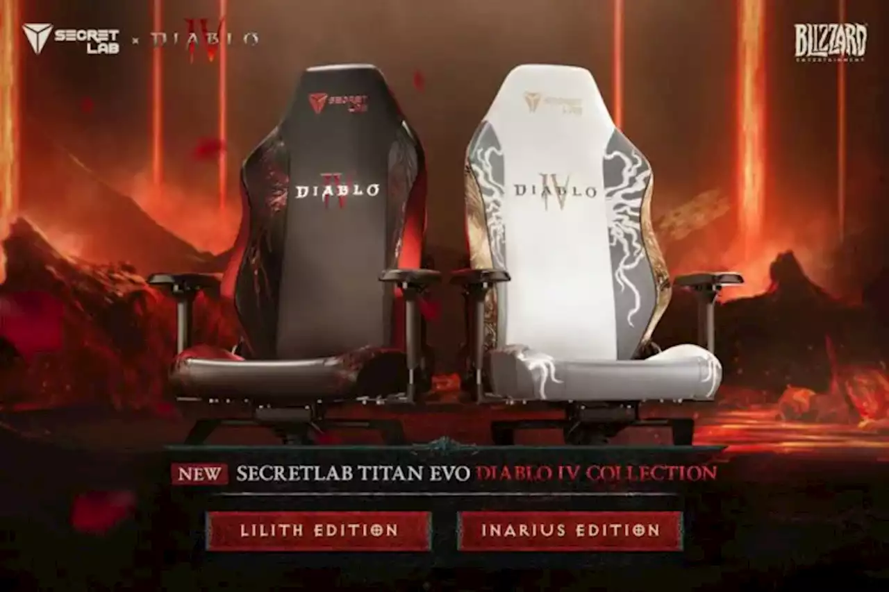 Secretlab Unleashes Titan EVO Diablo IV Collection Gaming Chairs