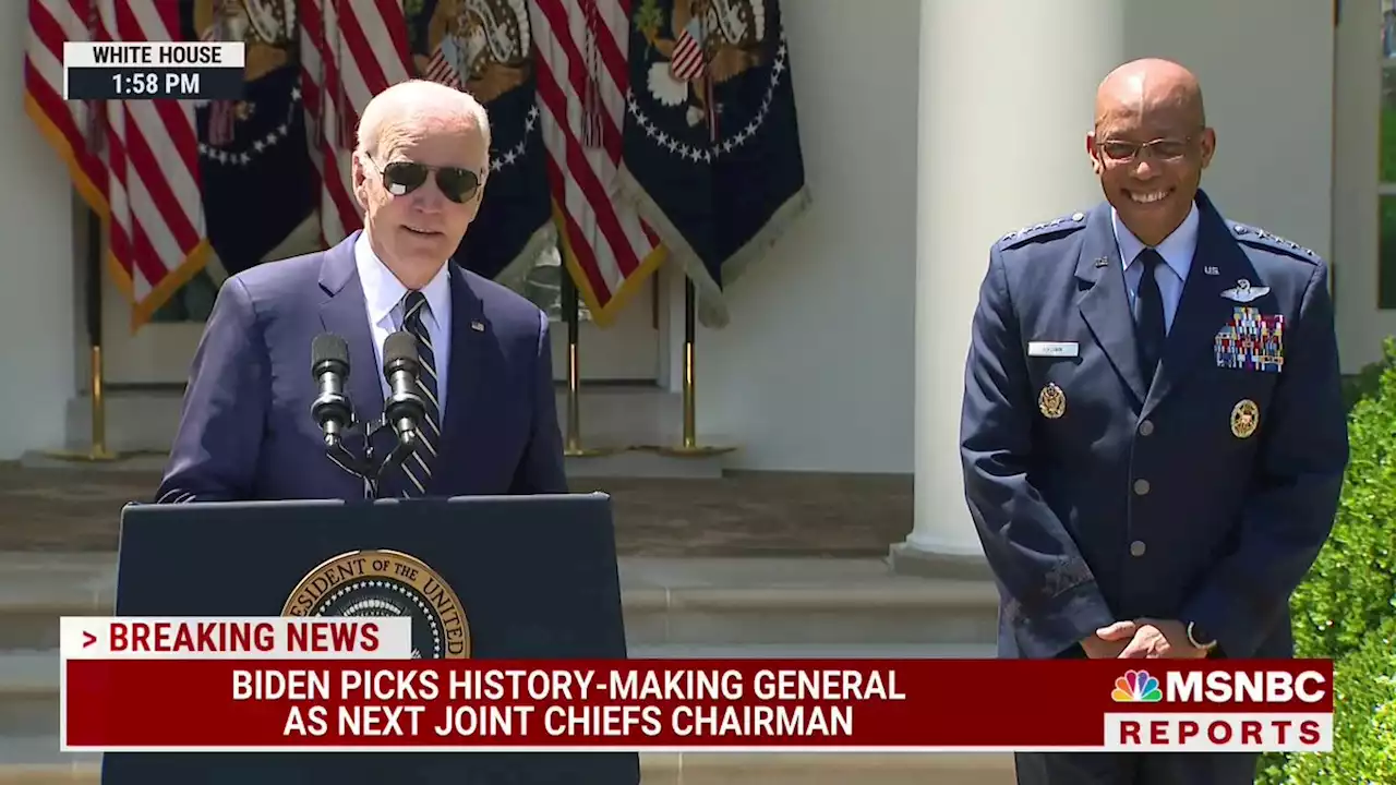 Biden nominates Air Force Gen. CQ Brown Jr. for Joint Chiefs chairman