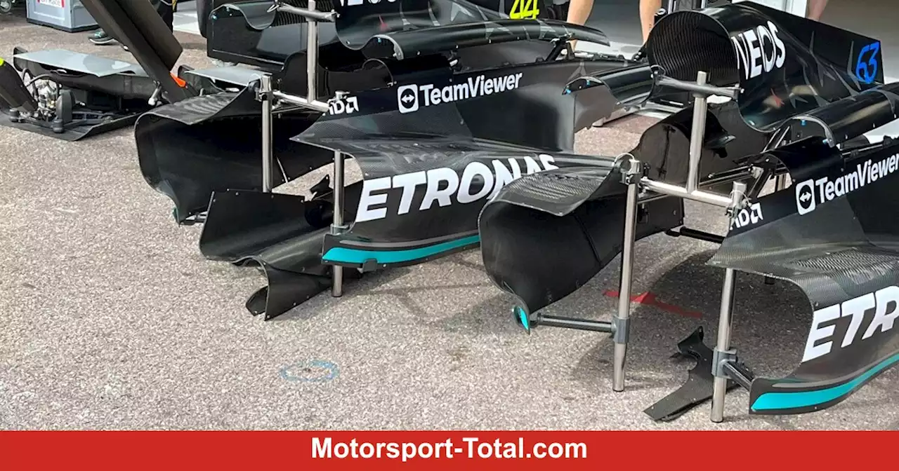 Fotos zeigen Mercedes-Update: Anleihen bei Red Bull und Ferrari genommen