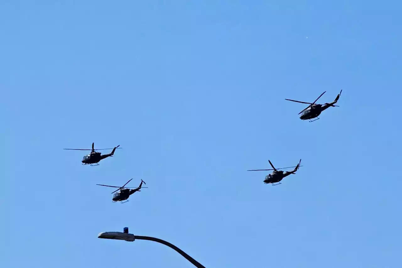 VIDEO: Here’s why those helicopters were buzzing over the Sault