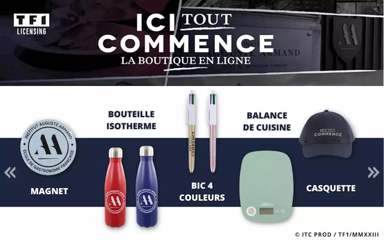 Des objets collectors « Ici Tout Commence » rien que pour vous !