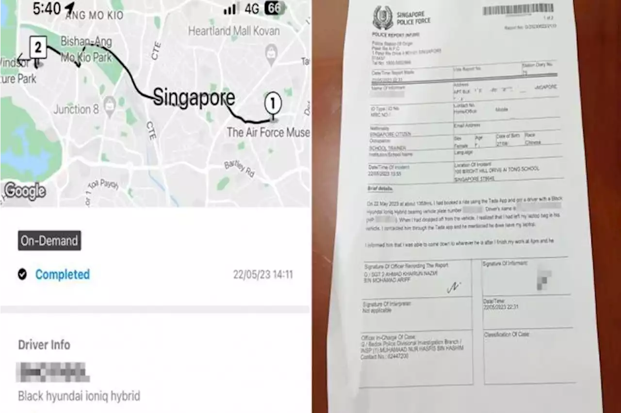 TADA driver allegedly demands $100 to 'safeguard' passenger’s laptop