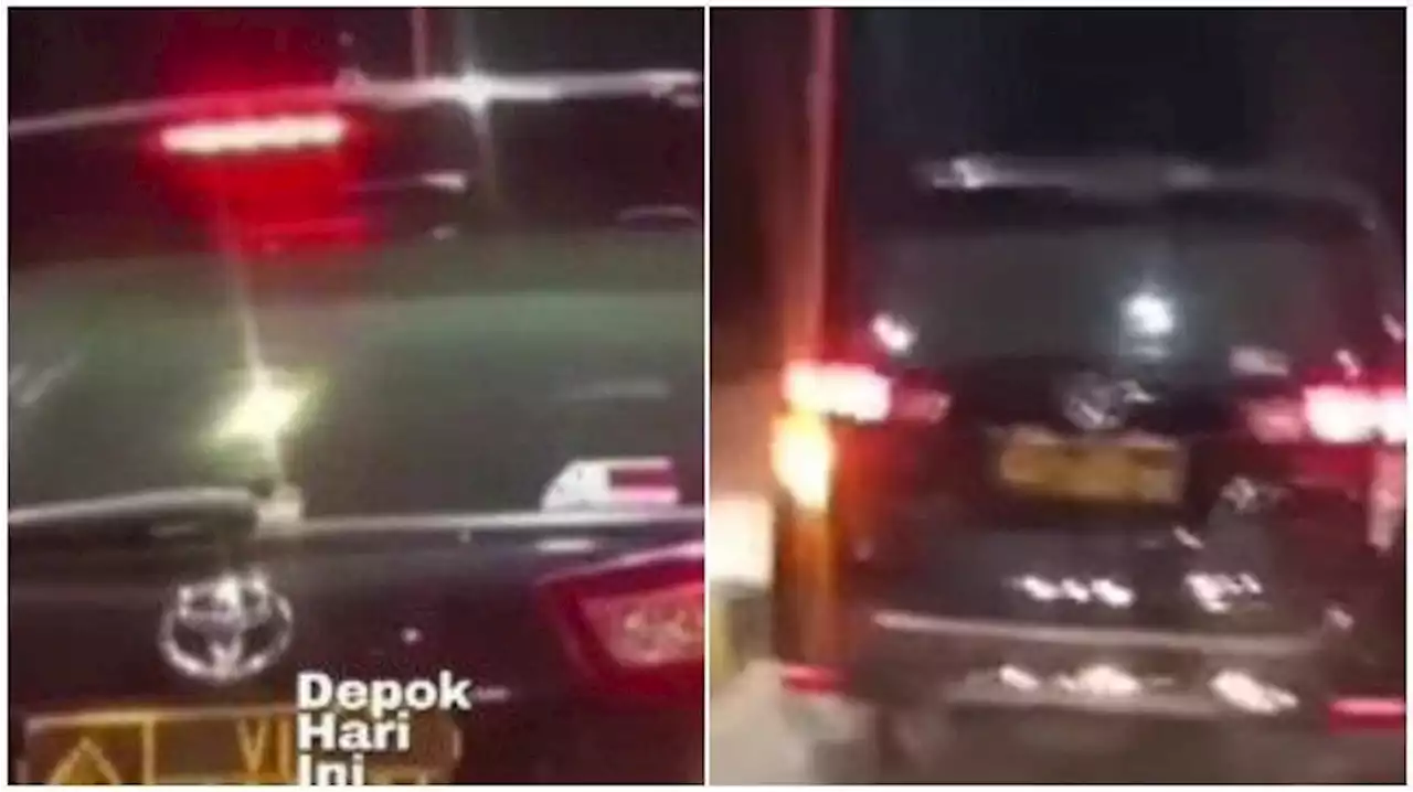 Viral Video Mobil Pelat Dinas Polri Diduga Tak Mau Bayar Tol, Anggota Polres Jaksel Diperiksa Propam - Tribunnews.com