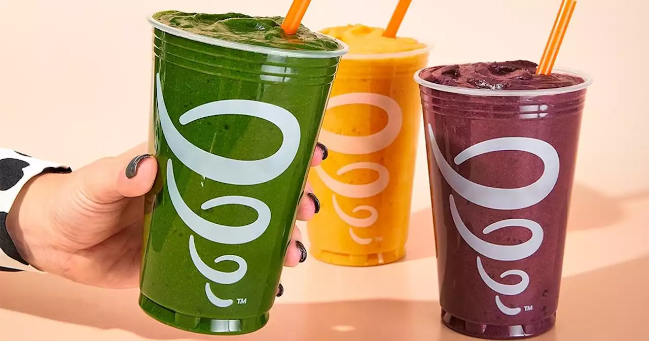 Jamba Juice’s colorful blended smoothies are coming to Changi Airport next month