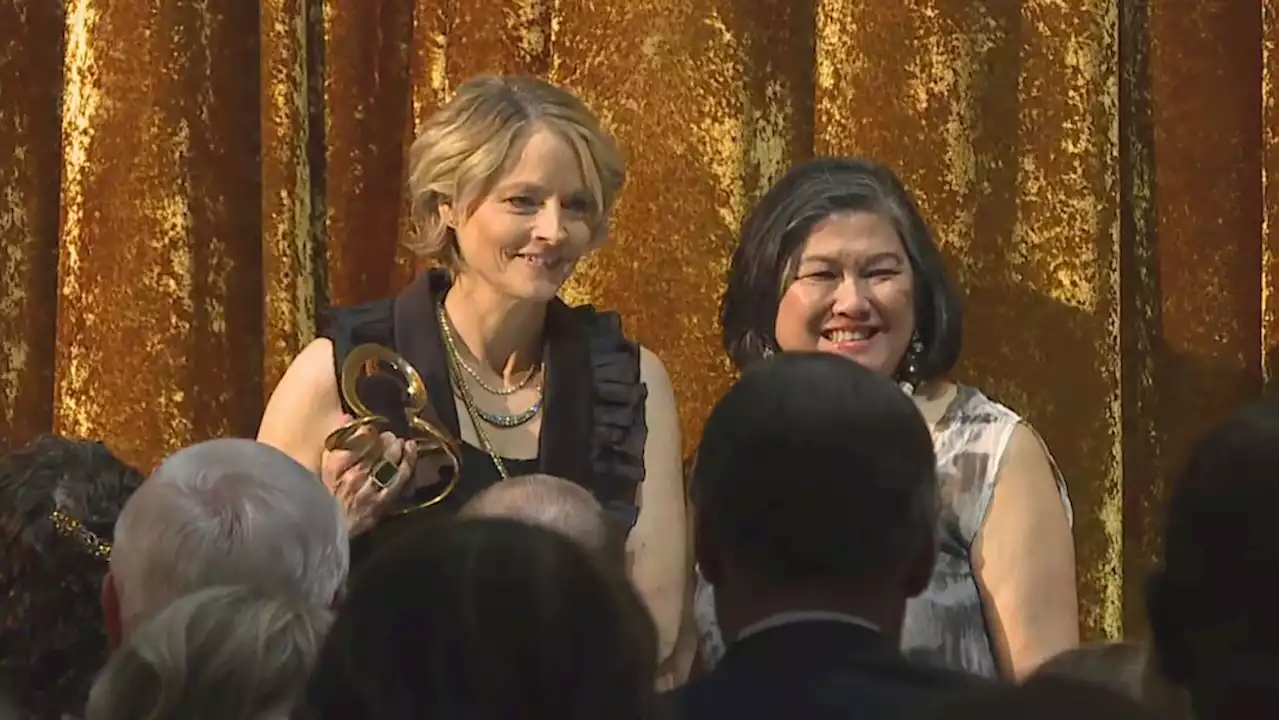 Jodie Foster receives George Eastman Award for her contributions to cinema