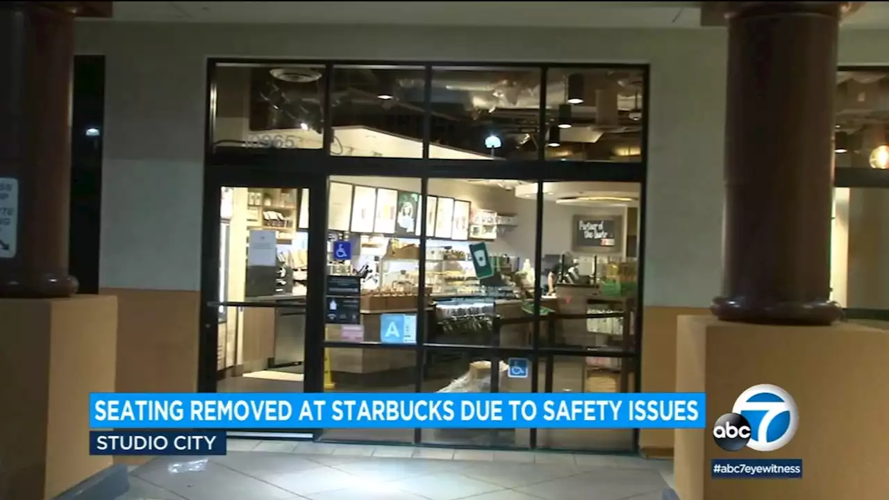 Starbucks store in Studio City removes customer seating over safety concerns