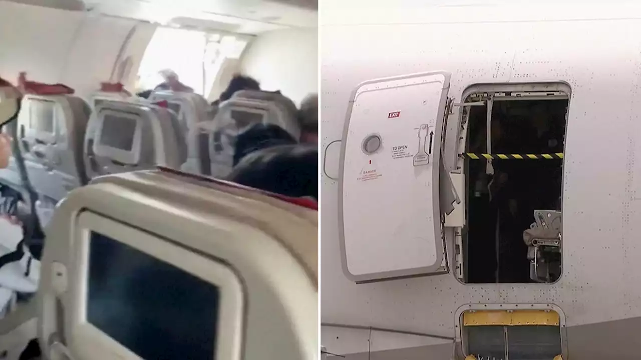 Passenger opens exit door during airplane flight in South Korea; 12 injured | VIDEO