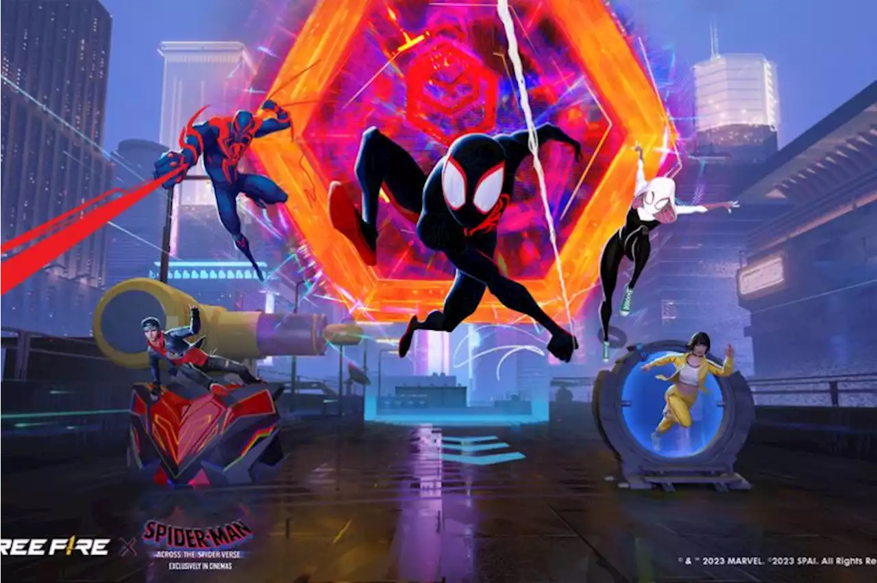 Free Fire kolaborasi dengan 'Spider-Man: Across the Spider-Verse'