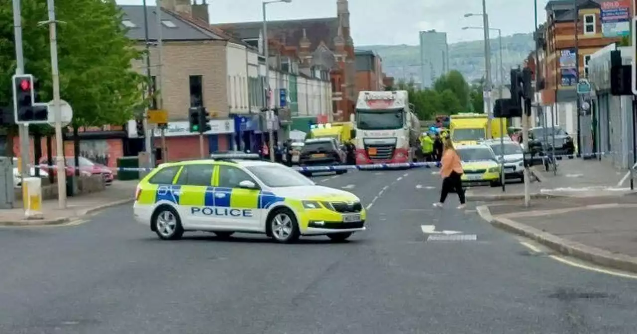 Belfast road closed after serious crash - LIVE updates