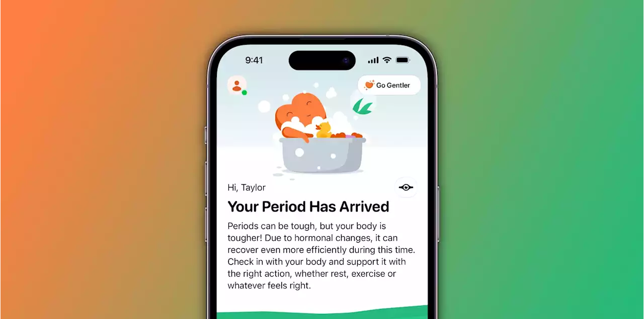 Gentler Streak for Apple Watch adds period tracking and more new features
