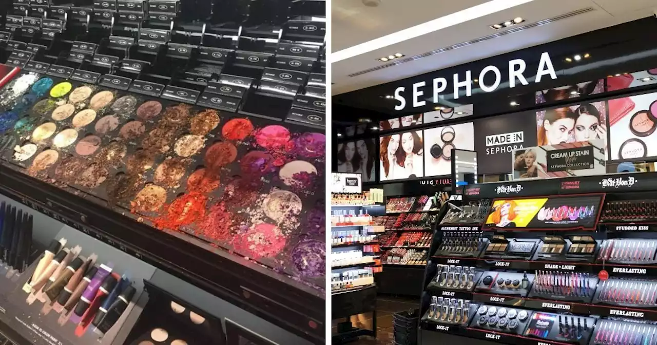 Un enfant détruit 1200 euros de maquillage chez Sephora, une vision d'horreur